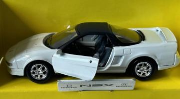 Honda NSX Japanese Sports Car Model Diecast White 1:34-1:39 Scale