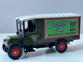 Thornycroft Box Van Batchelors Peas British Lorry Model Diecast 1:50 Corgi