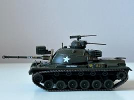 M48A1 Patton - 1968 USA Military Tank Model Toy Diecast 1:72 Amercom