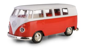 Volkswagen T1 Transporter German Car Bus Model Diecast Toy Red RMZ City 1:32