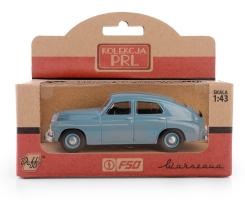 Warszawa M-20 Polish Vintage Car Model Diecast Grey 1:43 Daffi