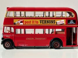 Leyland CWS Vernons London British Bus Model Diecast Toy Red 1:76 Scale EFE