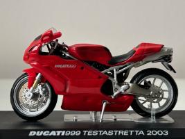 Ducati 999 Testastretta 2003 Motorcycle Model Diecast 1:24 Scale Altaya