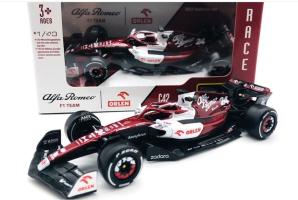 Formula Race Alfa Romeo Zhou Guanyu 2022 Bahrain Model Diecast 1:43 Bburago