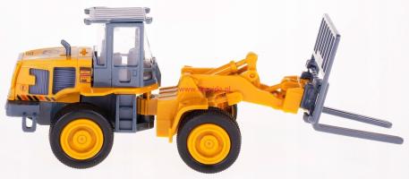 Tractor with Forklift Vehicle Construction Machine 1:50 Daffi Pull-Back K511