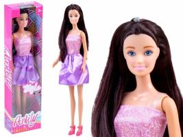 Sweet Princess Doll Anlily with Long Hair Toy Purple Gift Girls