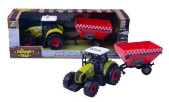 Tractor Farm with Fertilizer Seeder Try My Light Moving Parts