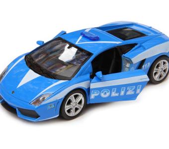 Lamborghini Gallardo LP 560-4 Italian Police Car Model Diecast Toy Welly 1:34