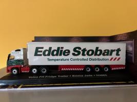 Volvo FH Fridge Trailer Eddie Stobart Swedish Lorry Model Diecast Toy 1:76