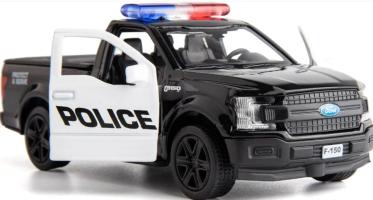 Ford F-150 Police American Car Model Diecast RMZ City Toy 1:34 Opening Door