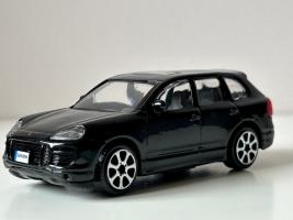 Porsche Cayenne Turbo Germany Sports Car Model Diecast Black 1:43 Bburago