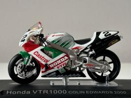 Honda VTR1000 Colin Edwards 2000 Motorcycle Model Diecast 1:24 Scale Altaya