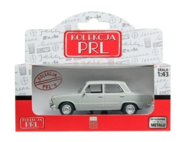 Fiat 125p Polish/Italian Vintage Car Model Diecast Grey 1:43 Scale Daffi