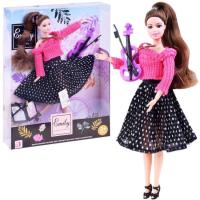 Long Hair Violinist Doll Emily + Violin Classical Fashions Lovely Gift Girls