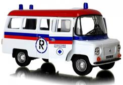 Nysa 522 Ambulance Polish Vintage Car Model Metal Diecast White Toy 1:34 Welly