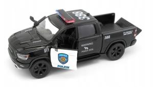 2019 RAM 1500 Police USA Pickup Car Model Diecast Black 1:46 Kinsmart