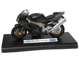 Aprilia RSV 1000 R Italian Sport Bike Motorcycle Model Toy Diecast 1:18 Welly