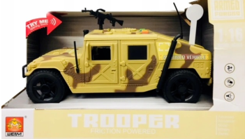 Big Army Car Jeep Vehicle Trooper Function Try My Scale 1:16 Opening Doors Gift