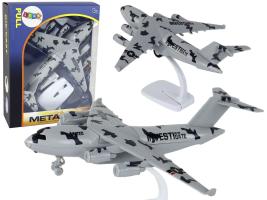 Military Bomber United Fighter Light& Sound Pull Back Model Diecast 1:120 Scale