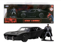 Jada Dickie Toys Batman & Batmobile DC Car Model Black Diecast 1:32