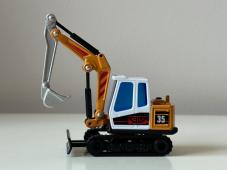 Urban Spirit Excavator Track German Vehicle Model Diecast Toy Yellow Welly