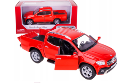 Mercedes-Benz X-Class Germany Car Model Diecast Red Toy Open Door 1:42 Kinsmart