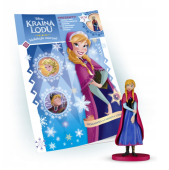 Anna Frozen Figure Cake Topper/Toy Sealed Big Quality + Stickers