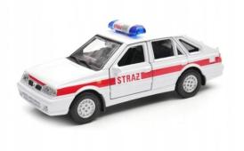 Polonez Caro Fire Brigade Polish Legendary Car Model White Diecast 1:43 Welly