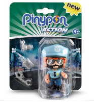 Pinypon Action 1 Doll Figure Heroes Policman Gift Child