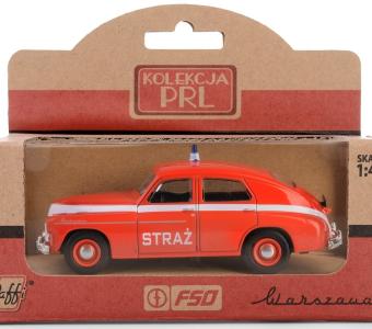 Warszawa M-20 Fire Brigade Car Model Diecast Red 1:43 Daffi