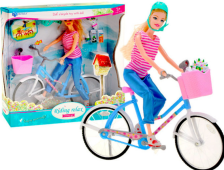 Large Set Doll (30cm) + Bike (28 cm) Country Moving Parts Try Me Gift Girls