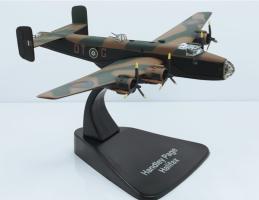 Handley Page Halifax British Bomber Aircraft World War II Model Diecast 1:144