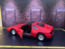 Ferrari 348 TS Italian Sports Car Model Red Diecast Toy 1:38 Opening Door