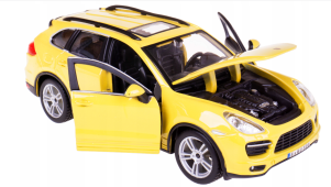 Porsche Cayenne Turbo Germany Car Model Metal Diecast Toy Yellow 1:24 Bburago