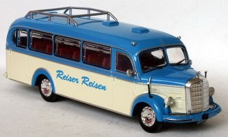 1949 Mercedes-Benz 0 3500 Reisen Germany Vintage Bus Model Diecast 1:72 Atlas