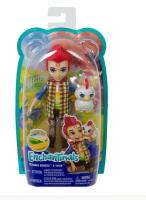 Enchantimals Doll Boy with Animal Redward Rooster & Cluck Gift Girls Mattel