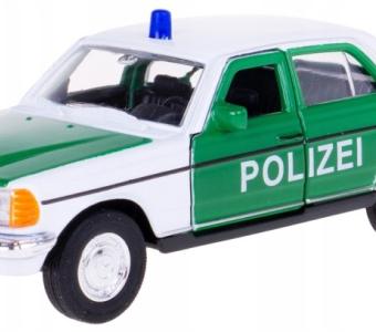 Mercedes-Benz W123 Police Germany Classic Car Model Diecast 1:34-1:39 Welly