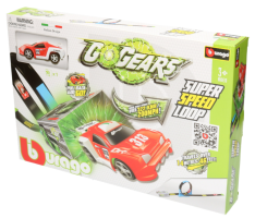 Go Gears Super Speed Track Racing Game Loop & Launcher Children Toy Gift Bburago