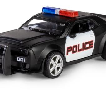 Chevrolet 911 Police American Car Model Diecast Pull-Back Function Pop The Hood