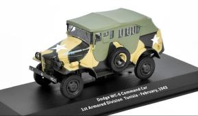 WWII Dodge WC-6 Tunisia 1943 USA Military Car Model Diecast DeAgostini 1:43