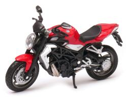 MV Agusta Brutale 990R Italian Sports Motorcycle Bike Model Toy Red Diecast 1:18