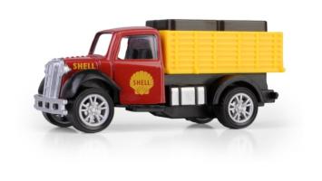 The Best Old Timer Cars From Oil Gas Shell Red Model Diecast 1:87 Scale Daffi