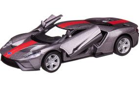 Ford GT American Sports Car Model Diecast Toy RMZ City Silver 1:32