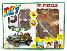 3D Puzzle Army Truck Military Toy Model Kit Gift Kits