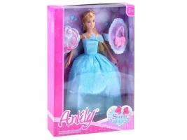 Sweet Princess Doll Anlily Toy Ball Gown + Accessories Handbag Earrings Necklace