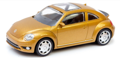 Volkswagen Beetle Germany Classical Car Model Metal Diecast Toy Gold 1:43 Rastar