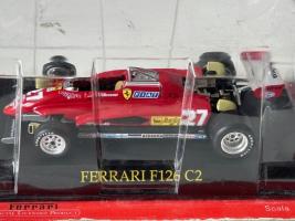 Ferrari F126 C2 Italian Rally Car Formula Model Diecast Toy 1:43 Scale Altaya