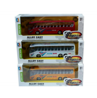 Autosport Classic Bus Alloy Model Metal Diecast Toy  White 1:50 New in Box