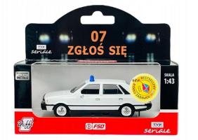 FSO Polonez 1500 Polish Detective Police Car Model Diecast 1:43 Daffi