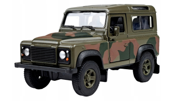 Land Rover Defender Military British Off-Road Car Model Diecast Toy 1:34 Welly